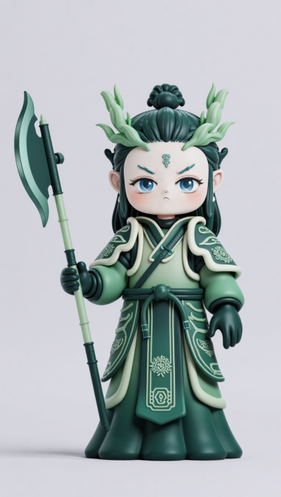 Q版卡通敖丙雕塑