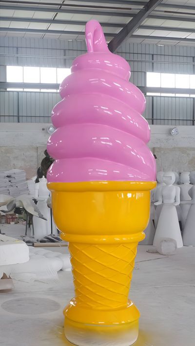 玻璃鋼冰淇淋雕塑擺件