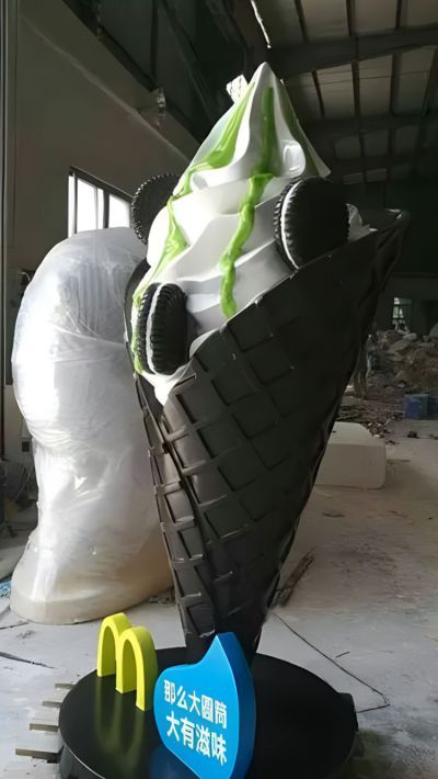 仿真玻璃鋼冰淇淋雕塑
