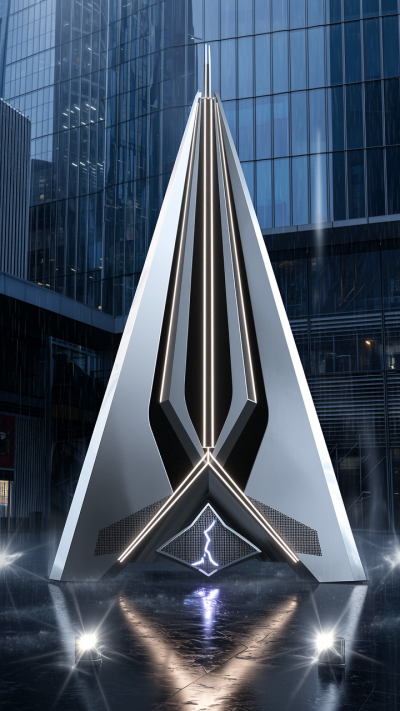 不銹鋼避雷針雕塑