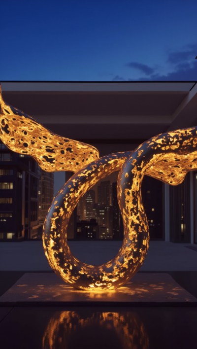 不銹鋼鏤空發(fā)光不銹鋼翅膀雕塑