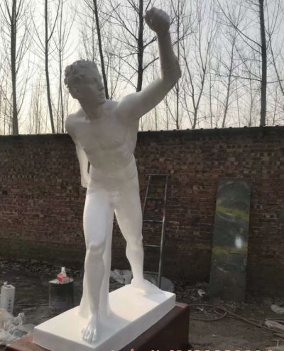 景區(qū)廣場漢白玉石雕西方名人大衛(wèi)雕塑