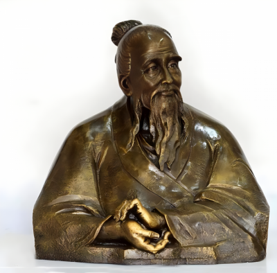 玻璃鋼樹脂名醫(yī)景觀中醫(yī)定制扁鵲雕塑