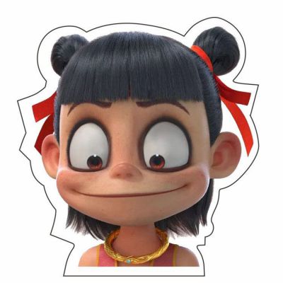 網(wǎng)紅魔童降世哪吒雕塑，樹脂玻璃鋼卡通人物雕塑