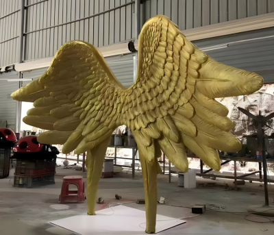 玻璃鋼翅膀雕塑