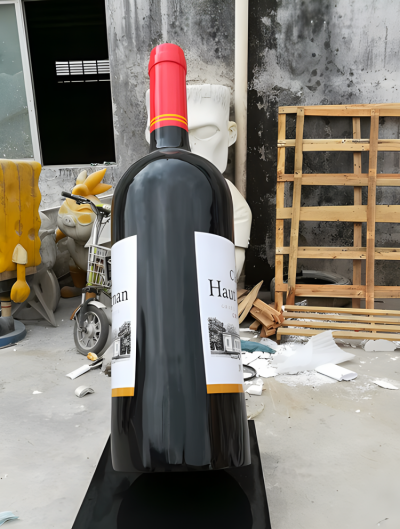 玻璃鋼仿真紅酒瓶子