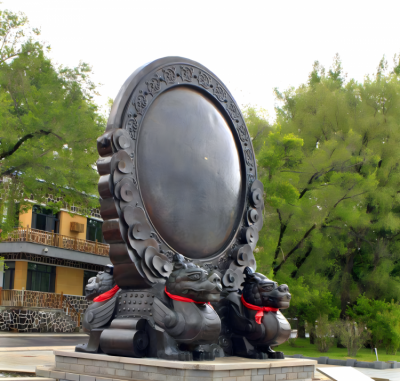 鍛銅銅鏡景觀雕塑