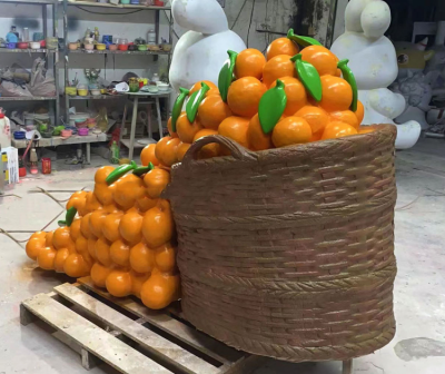 枇杷果籃玻璃鋼雕塑